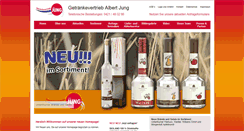 Desktop Screenshot of getraenke-vertrieb-jung.de